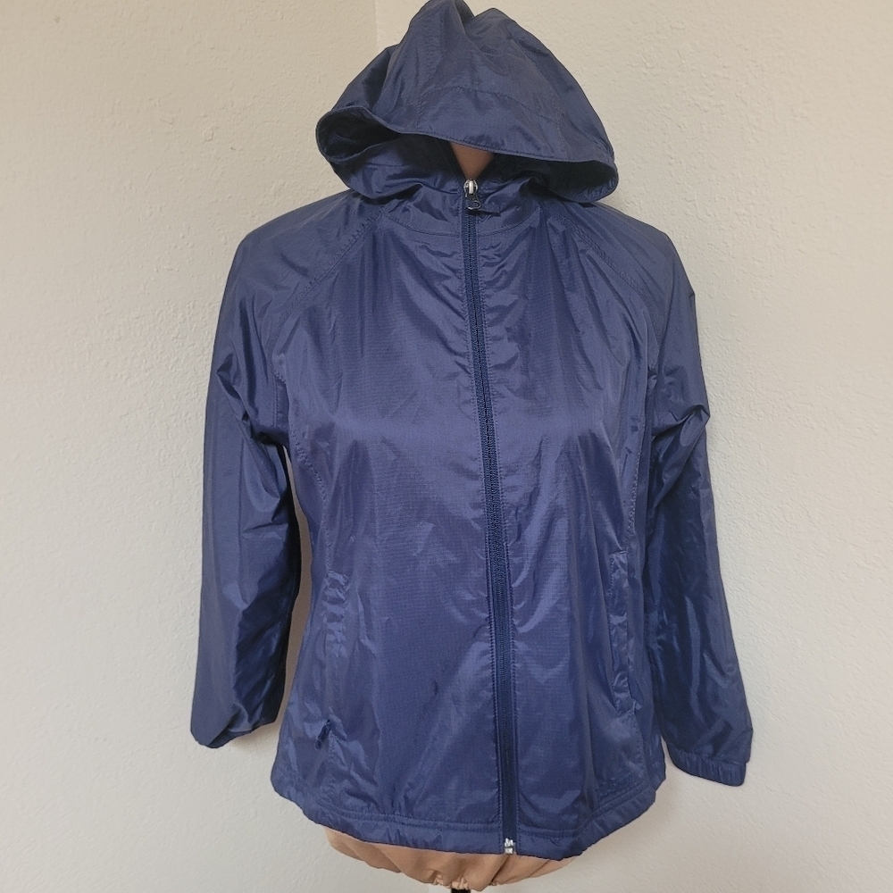 L.L. Bean Navy Windbreaker